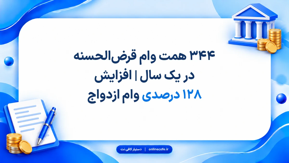 ۳۴۴ همت وام قرض‌الحسنه در یک سال | افزایش ۱۲۸ درصدی وام ازدواج